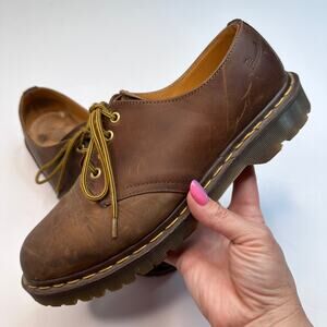 Dr. Martens 1461 Brown Leather Oxfords Made in England